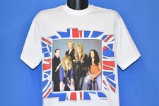 vtg 90s DEF LEPPARD 7 DAY WEEKEND TOUR 1992 ROCK BAND UK FLAG t-shirt LARGE L