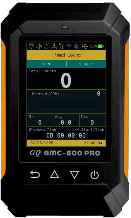 GQ GMC-600 Pro Geiger Counter Alpha, Gamma, Beta X-Ray Radiation Monitor