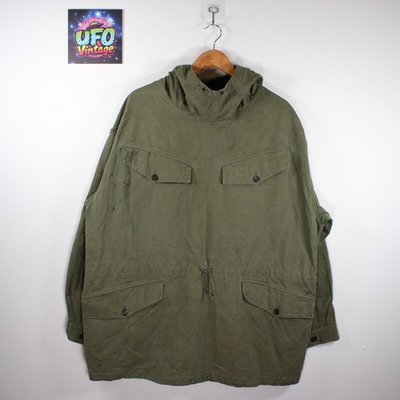 #ad #ad Vintage Army Smock French Alpine Cadet 1950s 50s Military Workwear Chore 2XL GBP 124.99