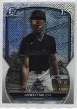 2023 Bowman Chrome Prospects Mega Box Mojo Refractor Janero Miller #BCP-184 2l4