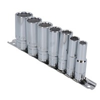 "Whitworth SteckschlüSsel 3/8\" Antrieb Doppelt Tief BSF / BSW 7 StüCk 1/8\" WW ..."