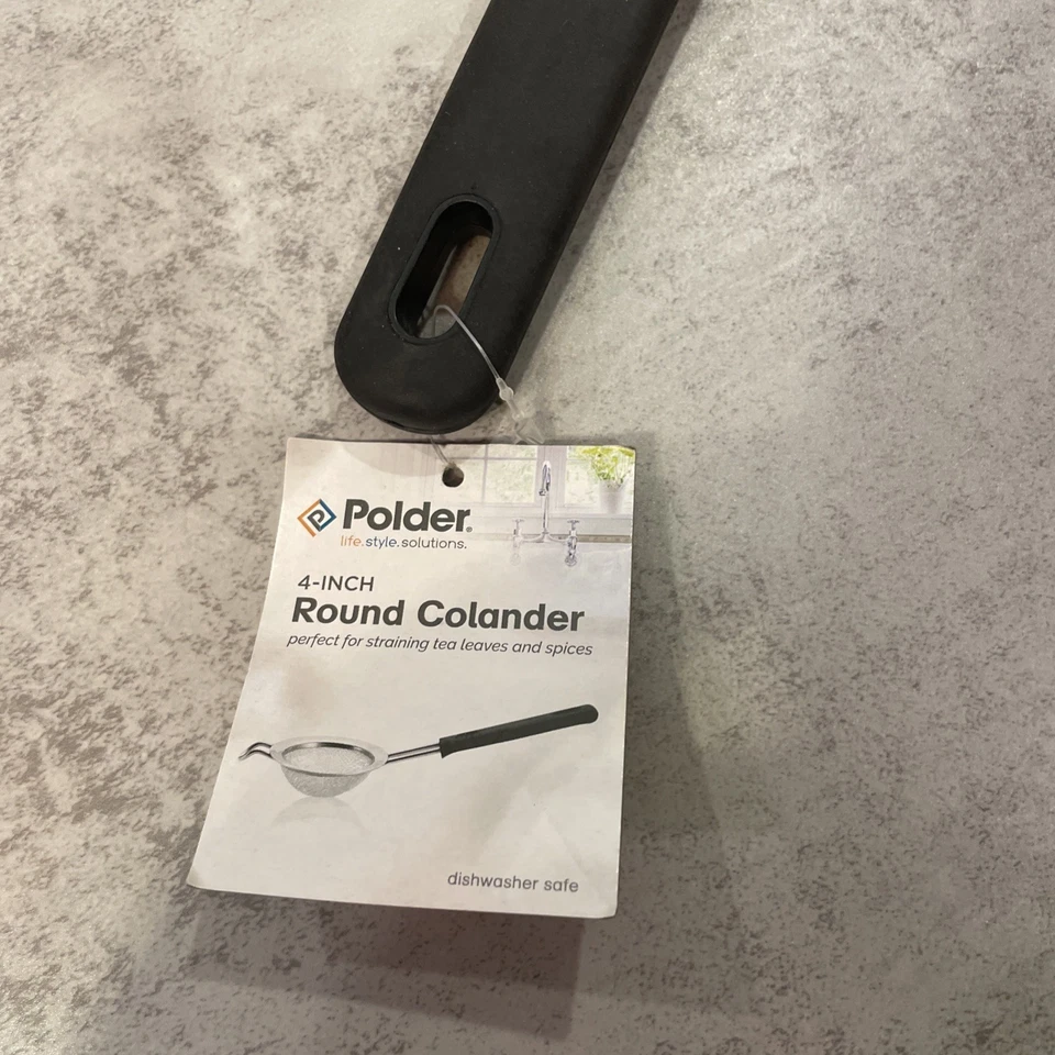 Stainless Steel Handheld Sifter, Strainer/ Colander. Brand New.  Comfort Handle - Image 4 of 4