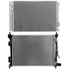 Radiator & AC Condenser Cooling Kit For 2012-2013 Hyundai Accent 1.6L