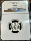 1944 Mercury Dime NGC MS66 Super Blast White Best Price Ebay* CHRC