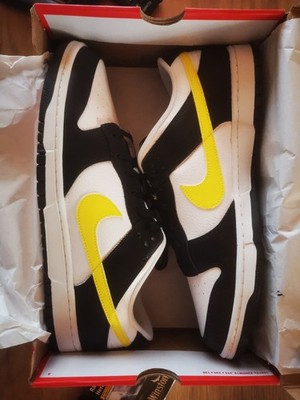 Nike SB Dunk Low Black/Opti Yellow-White 49,5 EU Neu