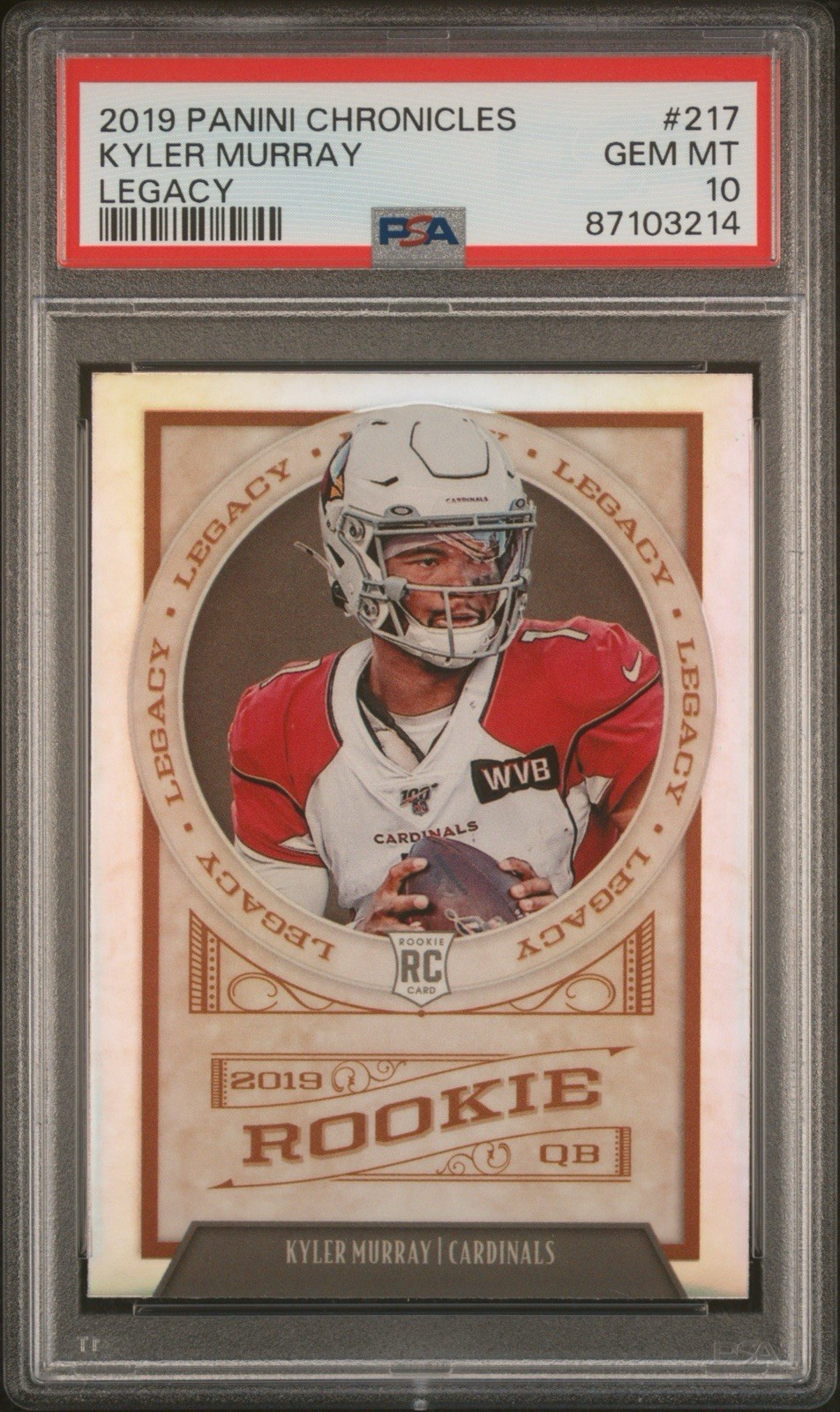 Kyler Murray Panini Chronicles Legacy #217 Base