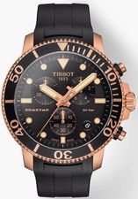 Tissot Seastar 1000 Chronograph Black Rose Gold Men's Watch T120.417.37.051.00