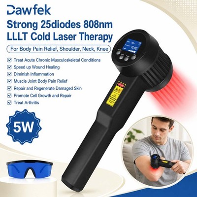 5w Pain Recovery M achine 808nm 905nm Low Level Laser Light for Runner Knee Pain