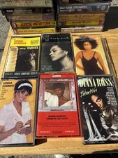 Motown Soul R B Cassette Tape Lot Of 6: Ross, Summer,  Warwick