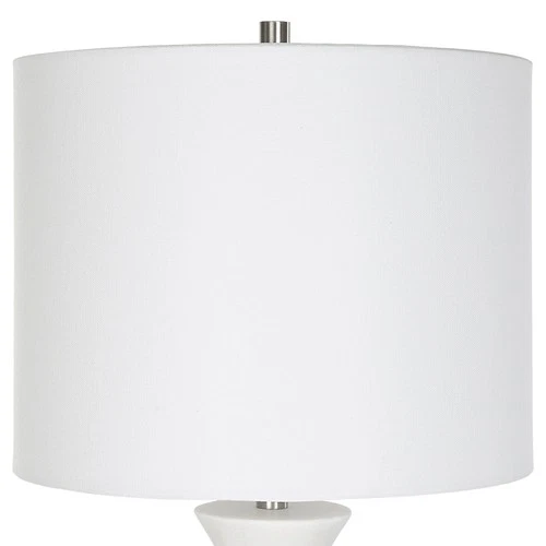 Uttermost 30040 Fountain White Marble Buffet Lamp - Picture 5 of 6