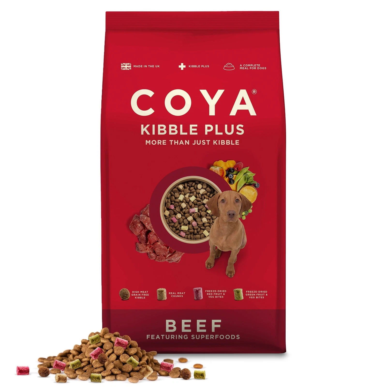 COYA Beef Adult Kibble Plus