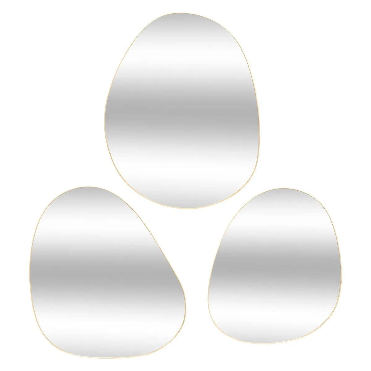 Miroirs organisateurs Lida 47cm dorés pour sublimer votre entrée