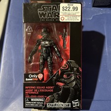 Star Wars Black Series INFERNO SQUAD AGENT 6  Battlefront II Gamestop Exclusive