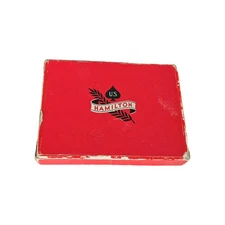 US Hamilton 52 Playing Cards Vintage Silver And Gold Tableware Accents Beautiful