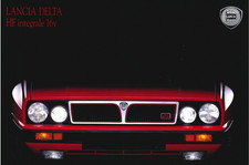 DEPLIANT BROCHURE LANCIA DELTA INTEGRALE 1989 ITALIANO PDF