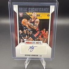 2024-25 Panini Nba Hoops - Great Significance Keshad Johnson #GS-KJH (Auto, RC)