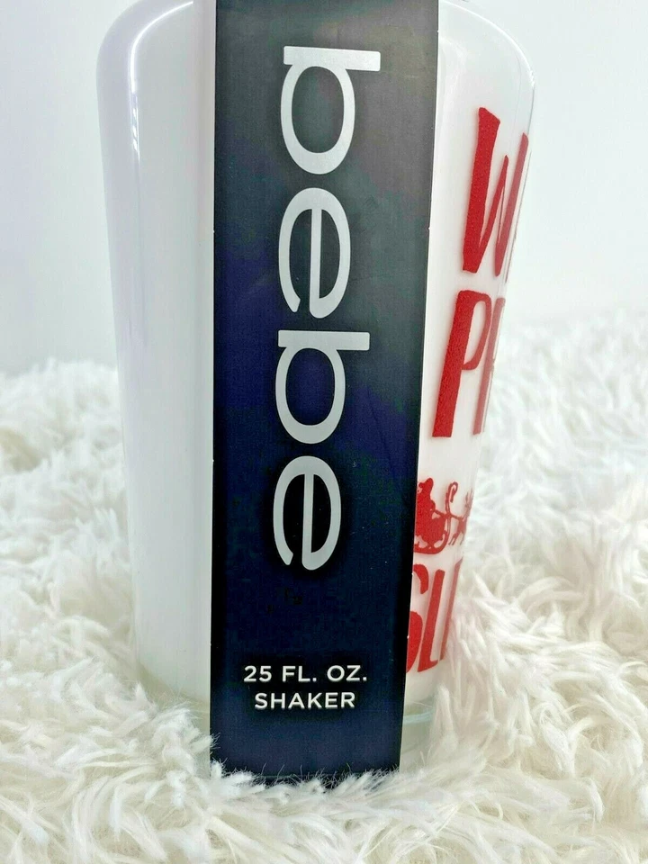 Bebe Coctelera Navidad Vidrio Martini Mezclador WAKE REZAR TRINEO 25 OZ Foto 3 de 4