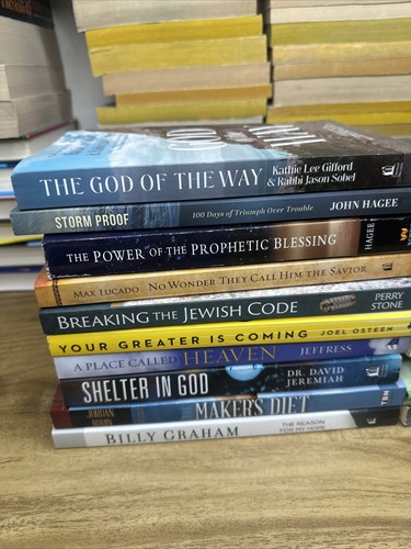 Lot Set 20 TBN Mostly Special Edition Paperbacks Jakes Graham Lucado Hagee - Foto 2 di 11