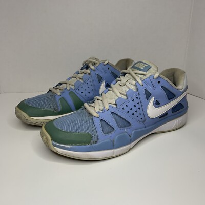 Ladies Nike Air Vapor Advantage Blue/Gray Court Shoes size 9
