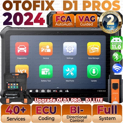 2025 OTOFIX D1 PROS KFZ Diagnosegerät Profi Auto OBD2 ALLE SYSTEM ECU Coding DHL