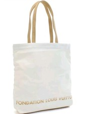 LOUIS VUITTON Tote Bag Foundation Paris Museum White Beige Limited Rare New