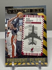 2021-22 Panini NBA Hoops Frequent Flyers - Bam Adebayo #4 Winter Parallel