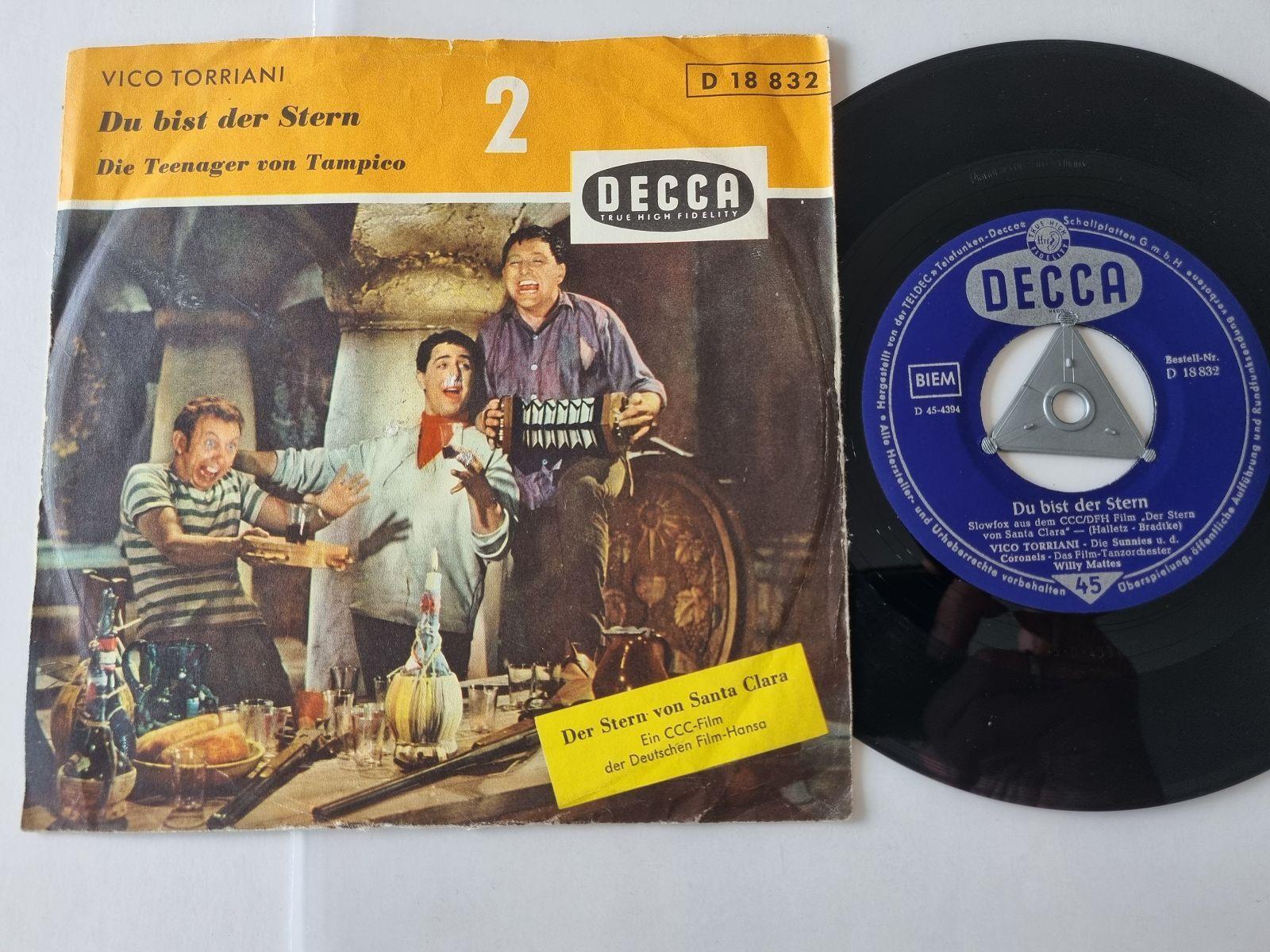 7"" Single Vico Torriani - Du bist der Stern Vinyl Germany
