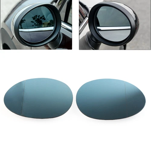 Rear View Heated Mirror Glass Blue For Mini F54 F55 F56 F57 F60 51167366039