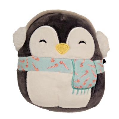 2021 Squishmallows Luna the Penguin w/ Candy Cane Scarf 5