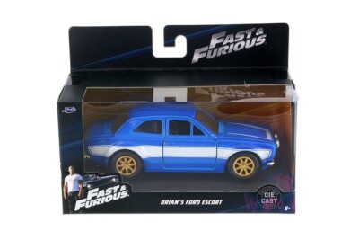 Fast And Furious, Brian's Ford Escort, 1974, JADA Diecast Toy Car