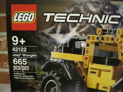 2021 LEGO TECHNIC 42122 JEEP WRANGLER (665 PIECES)--FACTORY SEALED