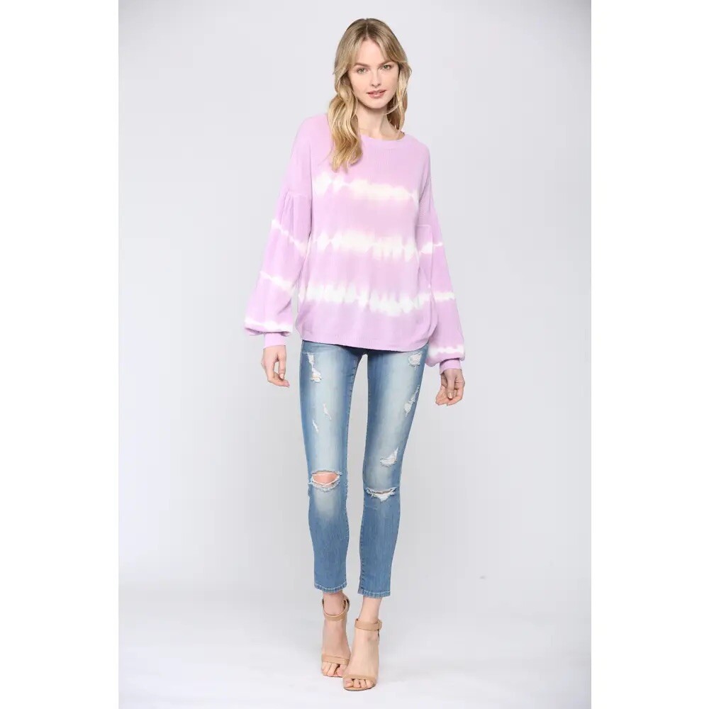 Fate LIGHTWEIGHT TIE DYE SWEATER/BACK OPENING NWT New Medium | eBay