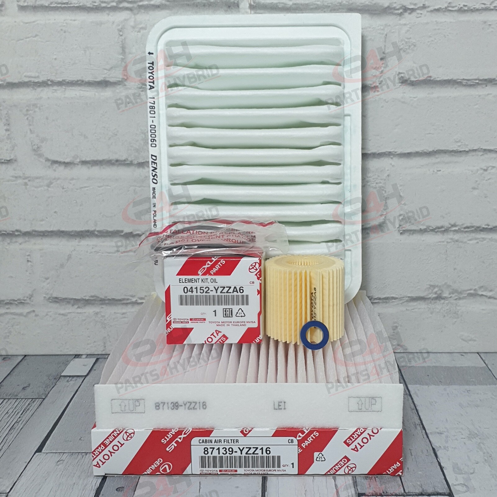 GENUINE TOYOTA COROLLA SERVICE FILTERS ZRE181 1.6L 2013-2017  FILTERS & WASHER