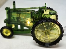 John Deere - Christmas Tree Ornament - Model A Tractor Green translucent Special