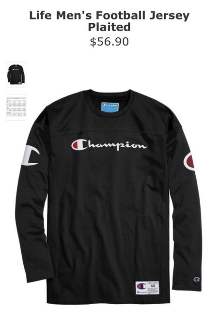 champion black jersey