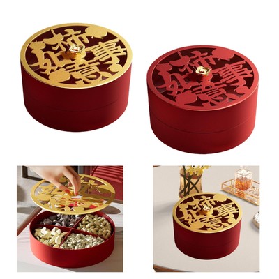 Serving Tray Snack Platter 18x12cm Round Appetizers Organizer Serving Dish for