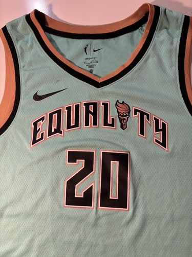 Nike Sabrina Ionescu WNBA Rebel Edition New York Liberty Equality Jersey XL - 52 - Picture 5 of 13