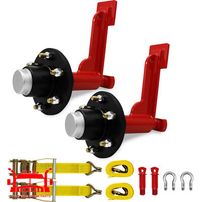 2Pack Shipping Container Wheels 6-Lug Wheels Kit, Shipping