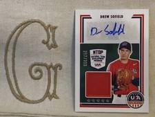 Drew Sofield, Auburn, 2022 Panini Stars & Stripes Auto Relic #'d/399 SSS-DW🇬