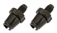 2 ALTALINE ADJUSTABLE 7MM LONG BICYCLE BARREL/BRAKE LEVER BLACK FRONT/REAR.