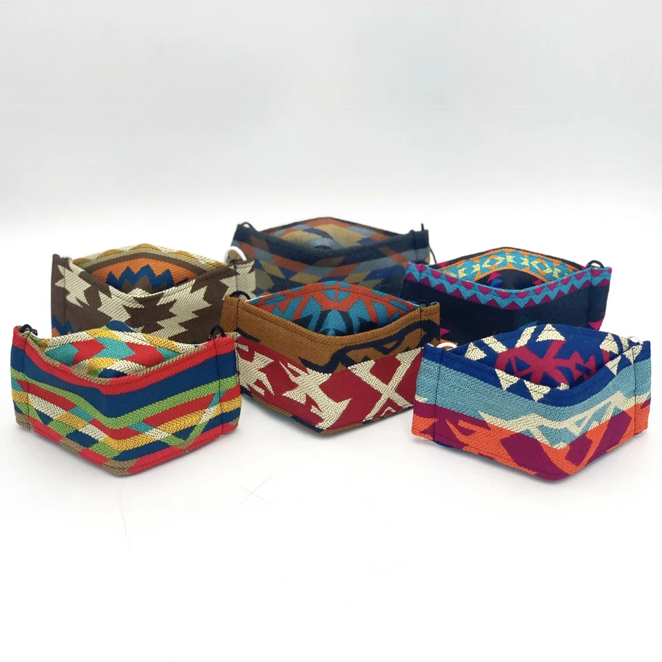 Lot of 30 Face Masks Reusable Washable AZTEC PATTERN HANDMADE IN ECUADOR UNISEX - Image 2 of 4