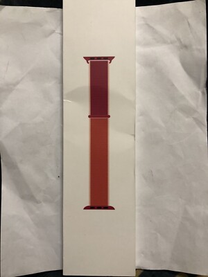 Authentic NEW APPLE Watch Sport Loop Band Pomegranate 44mm MWU02FE/A  
