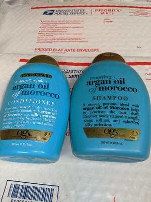 OGX Argan Oil Shampoo & Conditioner Set 13 Oz Each