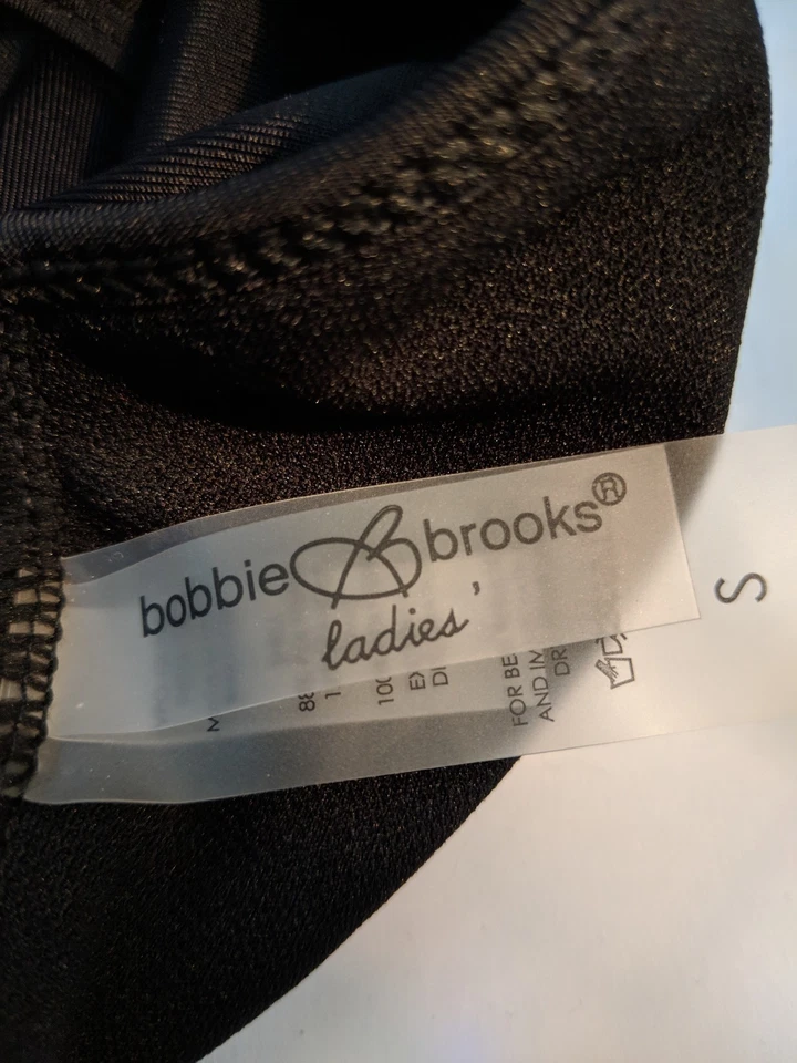 Bobbie Brooks Halter Top Slay Tankini Mujer S Negro Traje de Baño Ropa de Calle Foto 4 de 4