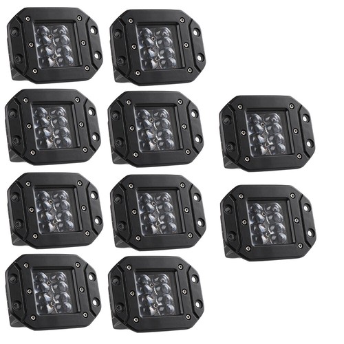 5" Flush Mount LED Work Light Spot Flood Rear Bumper Reverse Pods Driving Frount - Picture 17 of 17