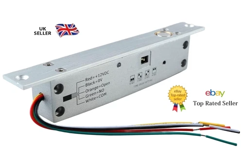 DC12V Electric Magnetic Door Lock w/LED Access Control Maglock 300KG Force ✅UK - Picture 1 of 8