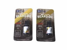 Set of 2 Duke Cannon Men’s Best Damn Beard Oil Redwood Scent 0.5 oz New Sealed