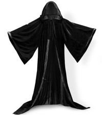 Men Women Cape Hooded Cloak Wizard Robes Long Sleeve Cosplay Costumes