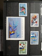 Pologne timbre jeux moscou