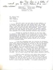 Earl Greasy Neale JSA Coa Autograph 1951 Typed Letter Signed